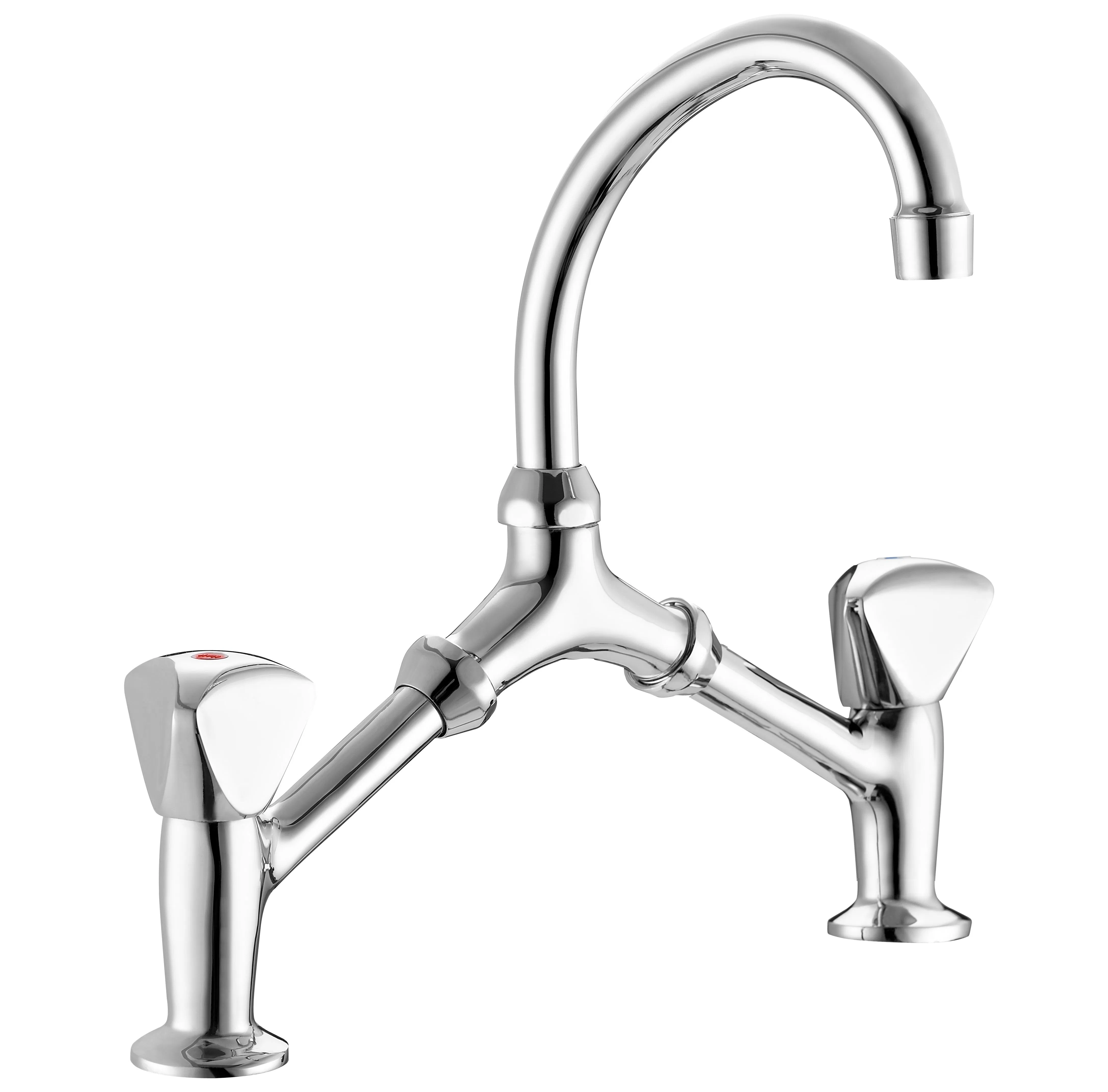Cold and Hot Hanging Silver Lightweight Faucet Easy to Install