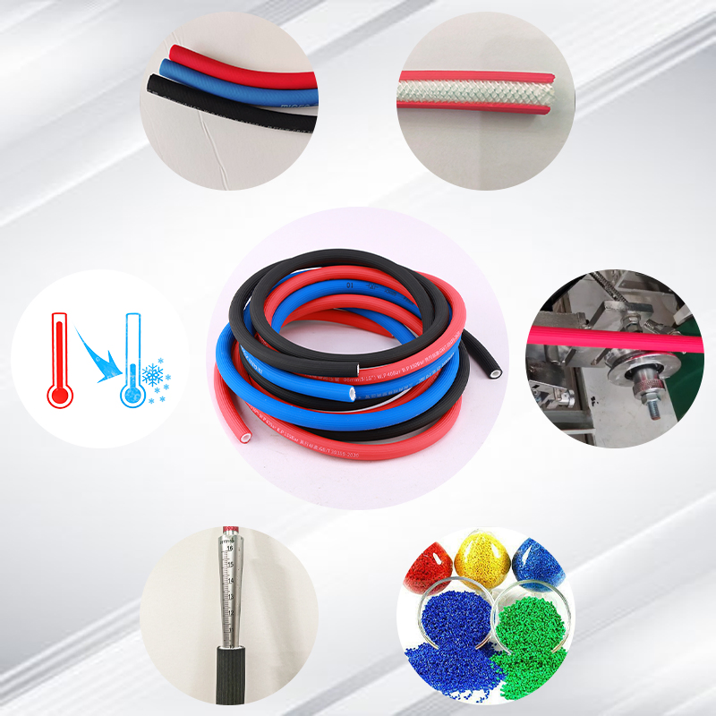 Durable Flexible High Pressure PVC Fiber Air Hose for Welding Cutting Spraying