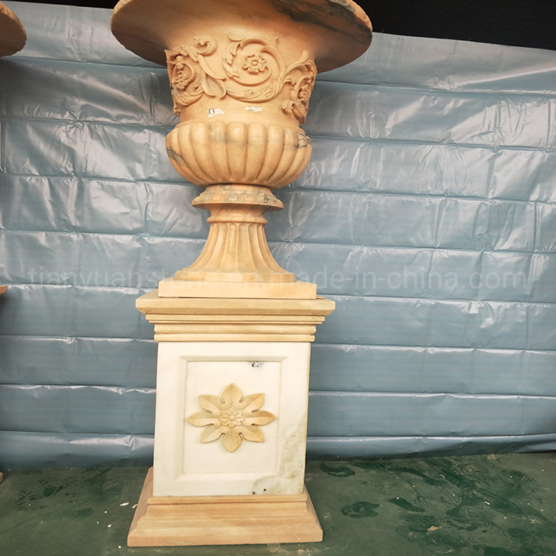 Outdoor Garden Stone Flower Pots and Planters