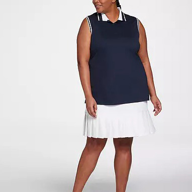 Поло женское без рукавов хлопок 100% для гольфа