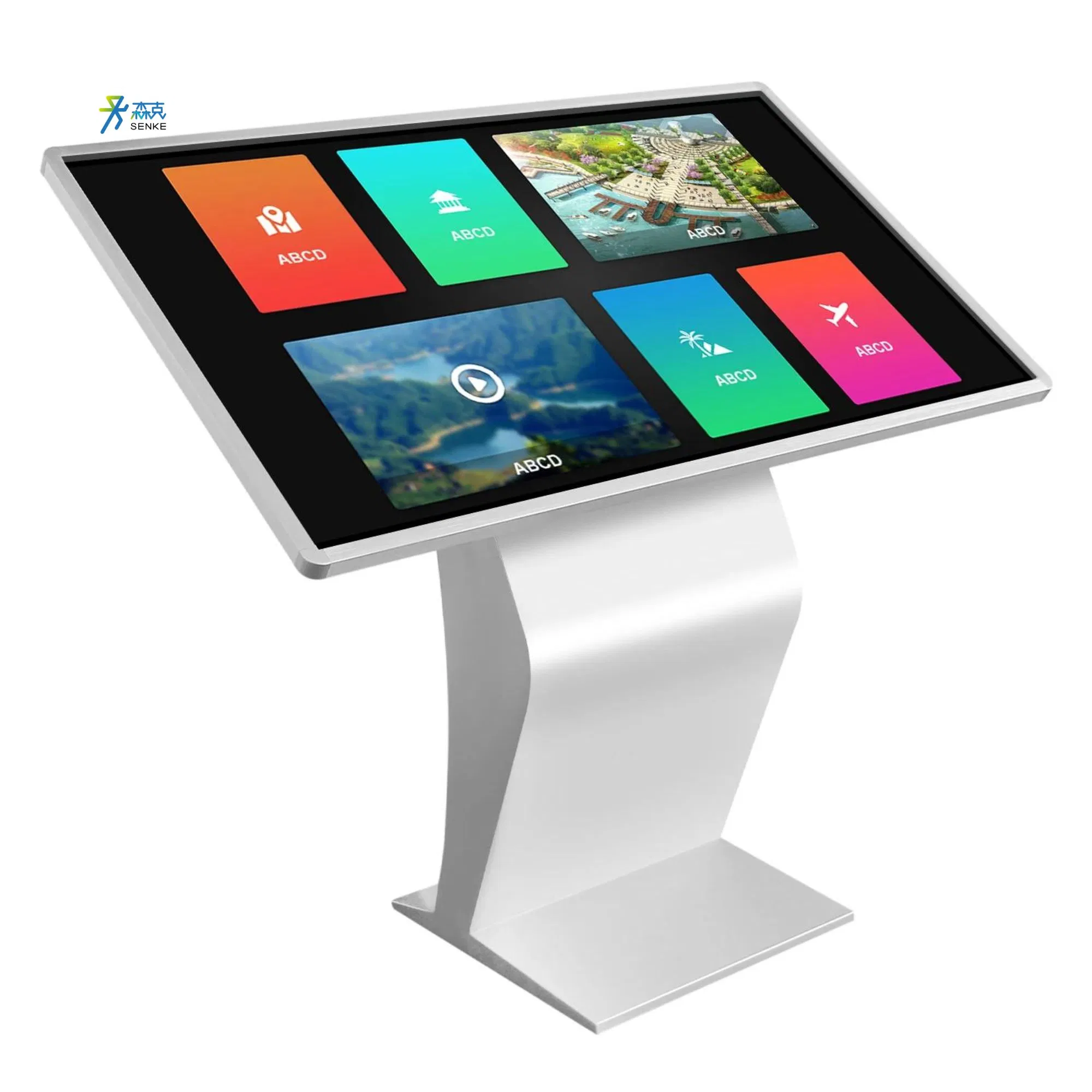 Touch Screen Self Service Kiosk All in One Self Service Bank Kiosk