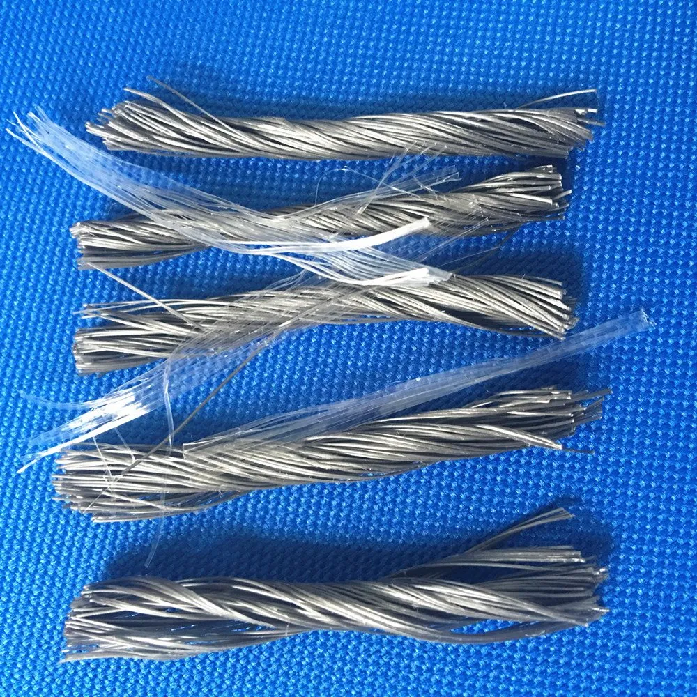 Copolymer PP Macro Synthetic Reinforcing Fibre Twisted Bundle