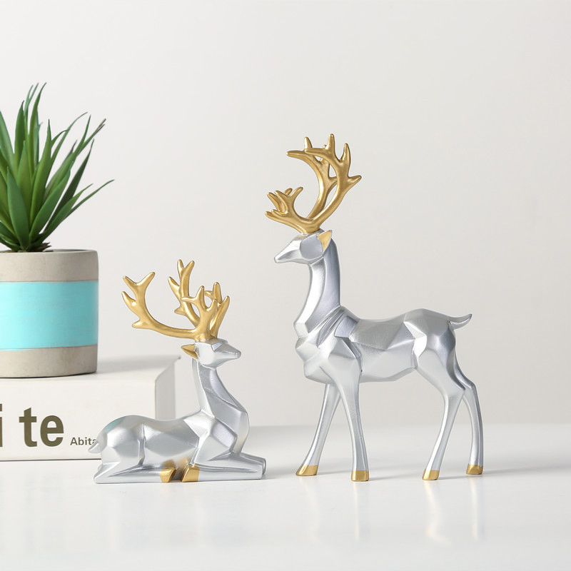 Modern Origami Elk Ornaments Living Room Decorations Desktop Art Ornaments