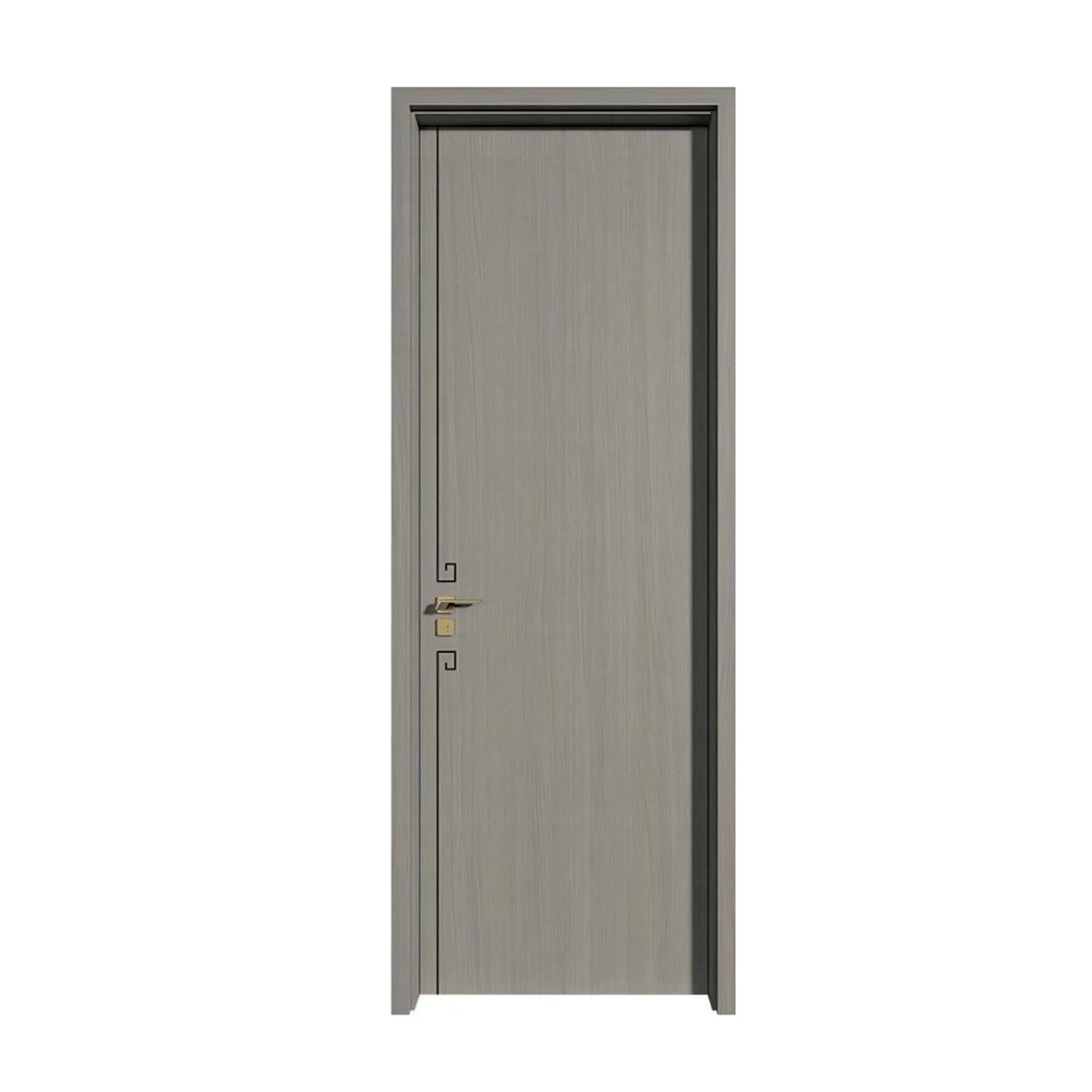 High Quality Customized Interior WPC Door for Houses Office Toilet Bathroom Supplier