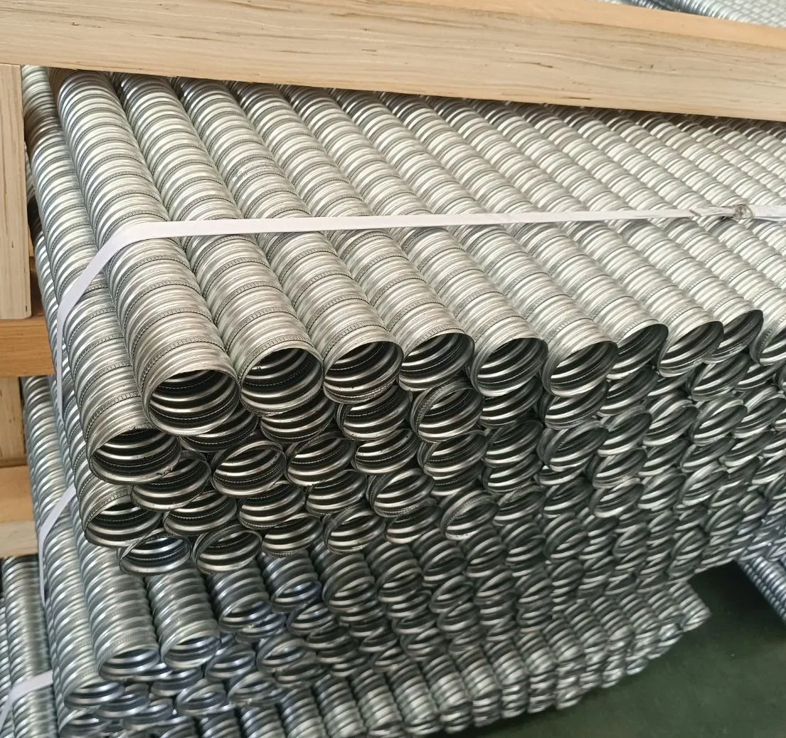 Prestressed Galvanized Post-Tensioning Corrugated Duct with Metal Wave
