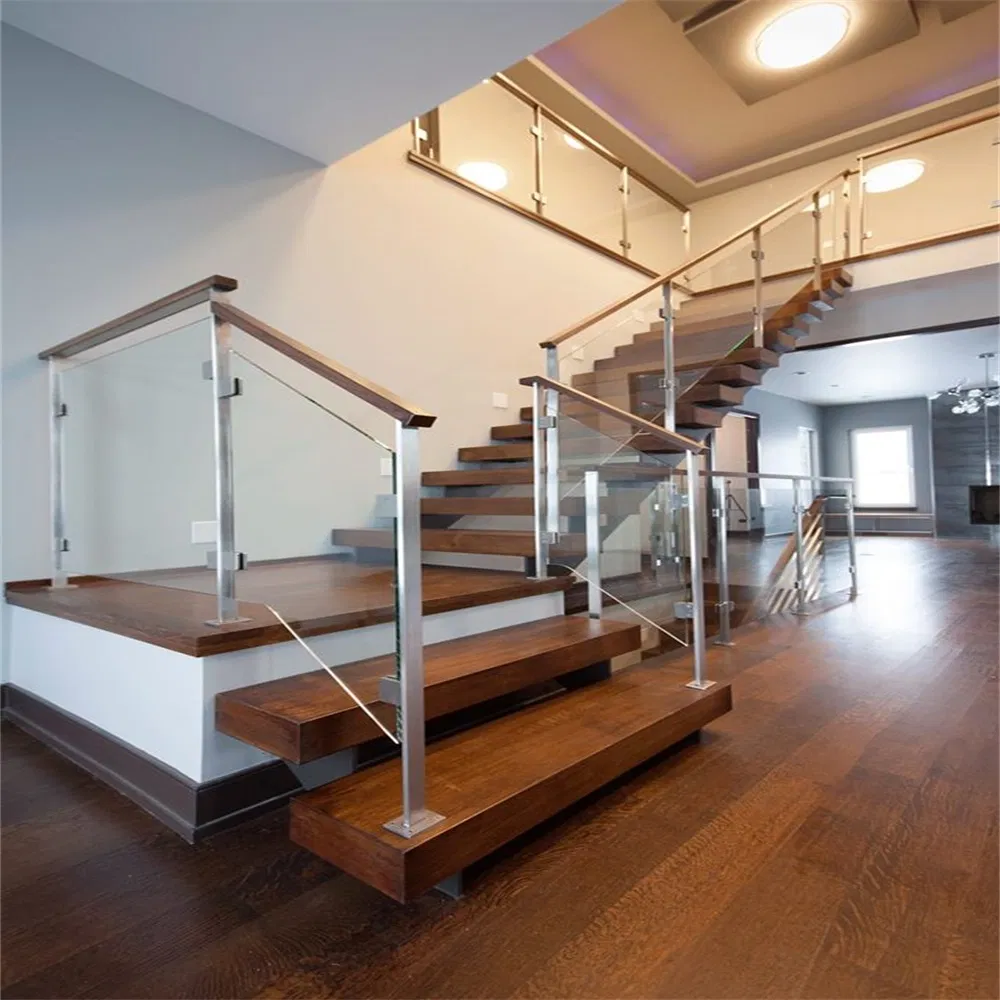 Simple Design Stainless Steel Tempered Glass Porch Balustrade with Ce