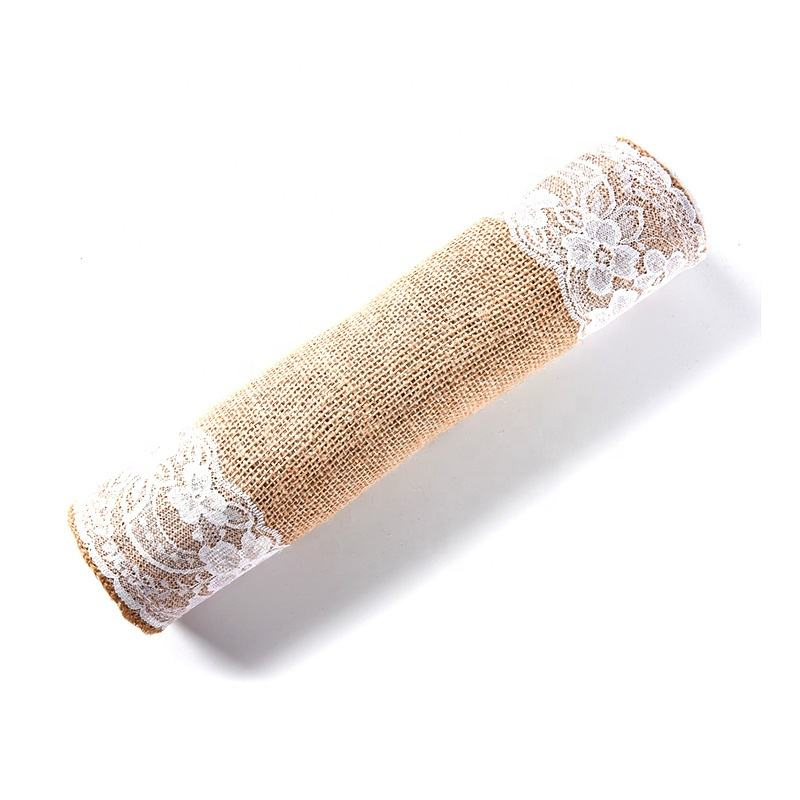 Holiday Party Table Runner Decoration Elegant Burlap Design for Festive Tables