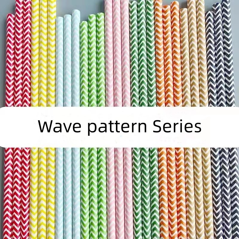 Food Grade High Quality Biodegradable Eco-Friendly Healthy Kraft Paper Straws Drinking Straw