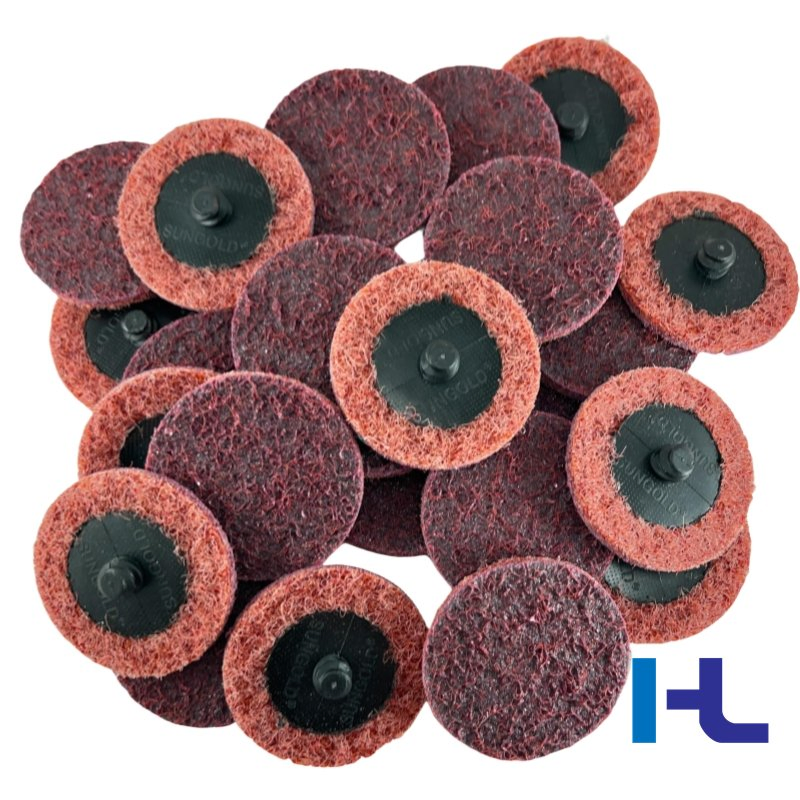 Snap on Non Woven Nylon Surface Prep Quick Change Flap Abrasive Disc for Cleaning