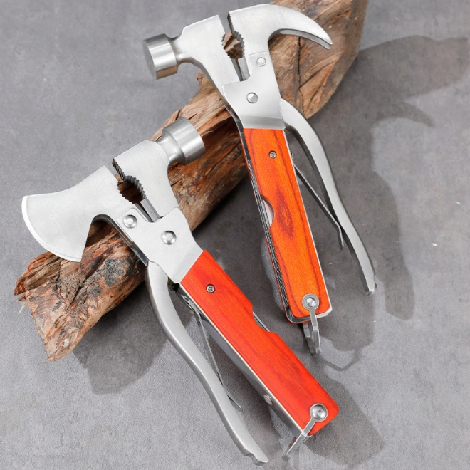 Hot Selling Outdoor Camping Multi-Functional Tools Hatchet Round Head Hammer