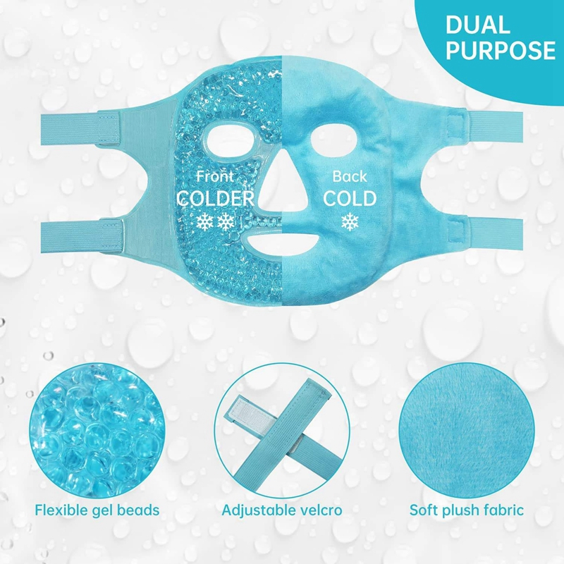 Reusable Gel Ice Beads Hot Cold Compress Pack Gel Mask Beauty Tool Facial Mask