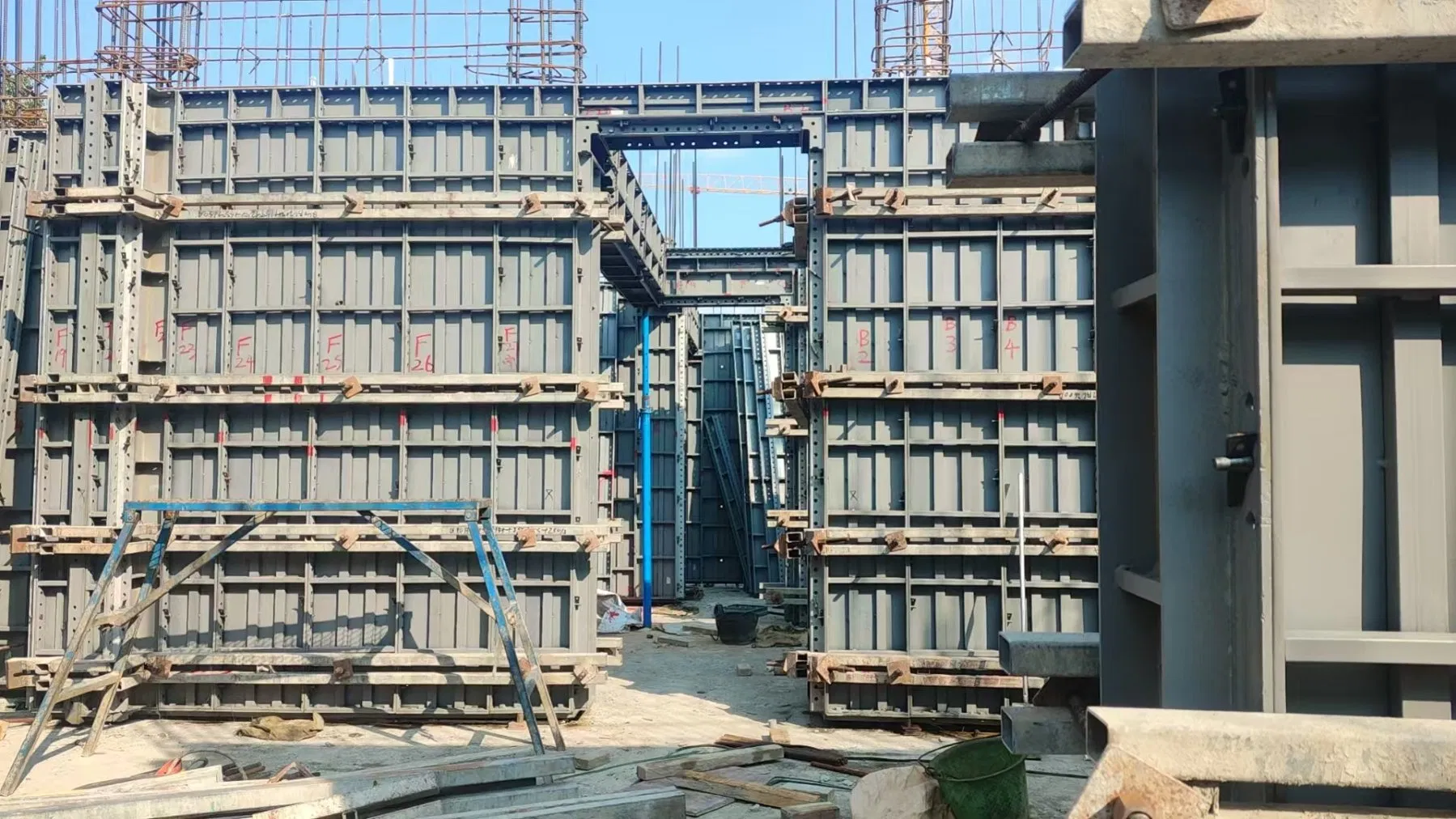 China Factory Construction Concrete Metal Steel Formwork for Wall and Column Construction