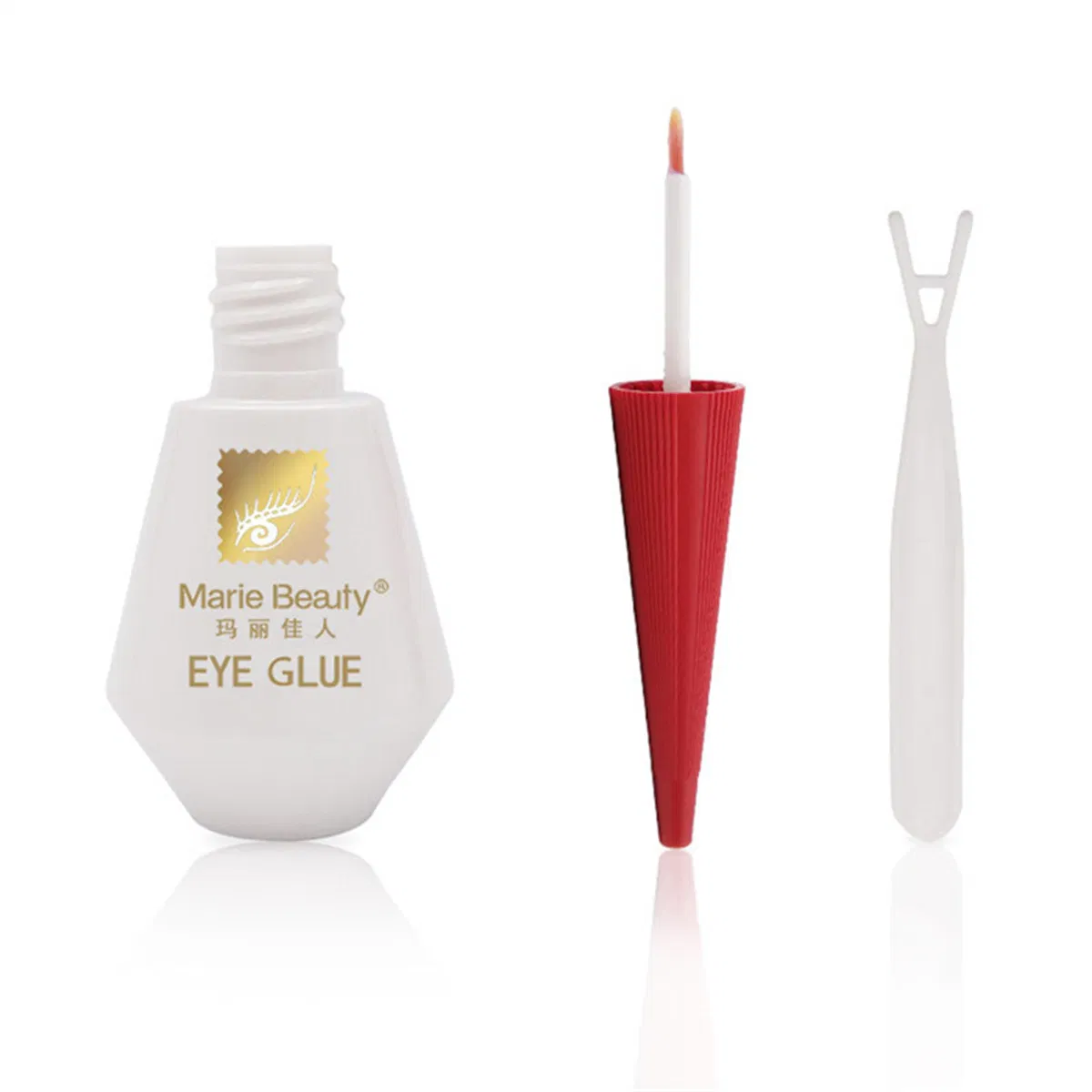 12ml Transparent Glue with Red Cover Double Eyelid False Eyelash Glue