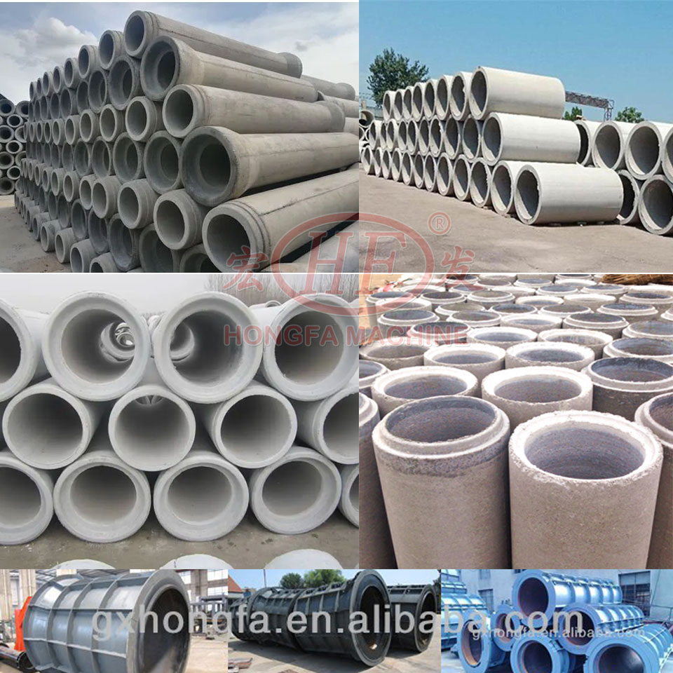 Concrete Pipe Machine Automatic Big Size Pipe Horizontal Flat Joint Pipe Making Machine Price for Sale