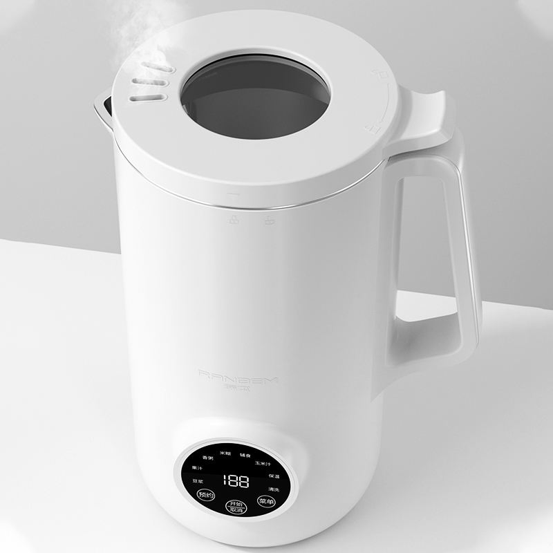 Ranbem Soup Blender Family Size 20oz Glass Jar Soya Milk Maker Break Wall Soybean Nut Milk Making Machine