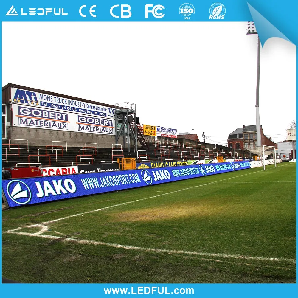 High Brightness Advertising Stadium P4 P5 P6 P8 P10 mm Full Color Screen Waterproof Indoor Outdoor LED Display