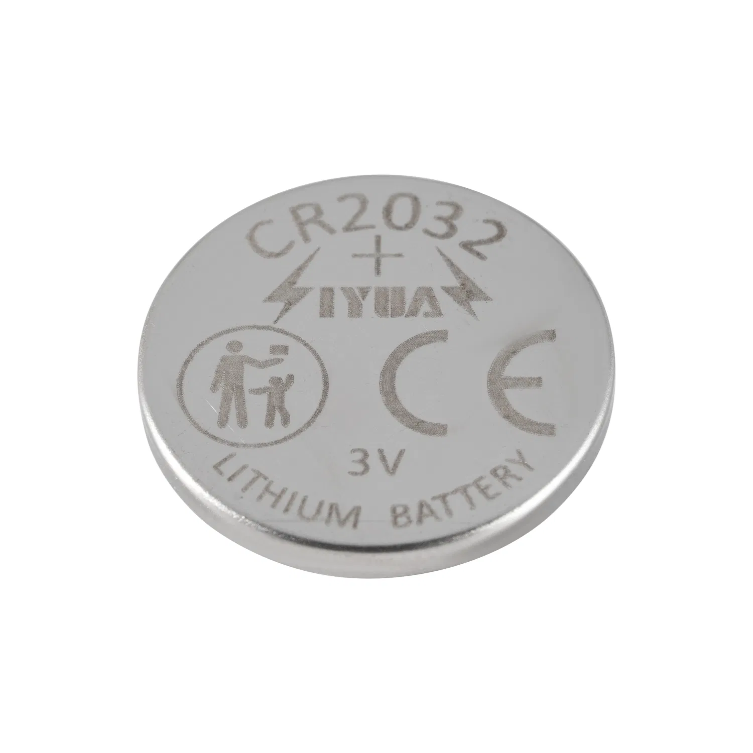 Customize Brand Logo 3V Cr2032 No Rechargeable Button Coin Cell Lithium Battery