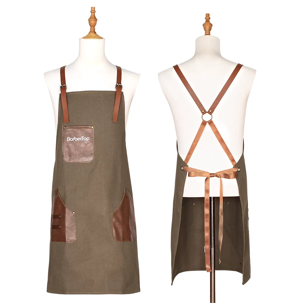 Multi-Function Salon Aprons Washable Adjustable Hairdresser Full Barber Hair Cutting Aprons