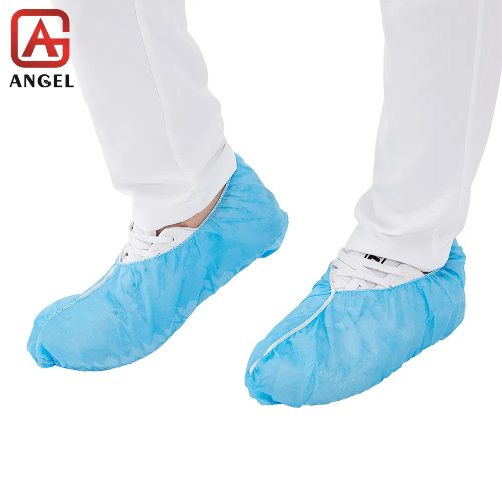 Nonwoven Shoe Cover with Band Foot Cover Disposable Shoe Cover