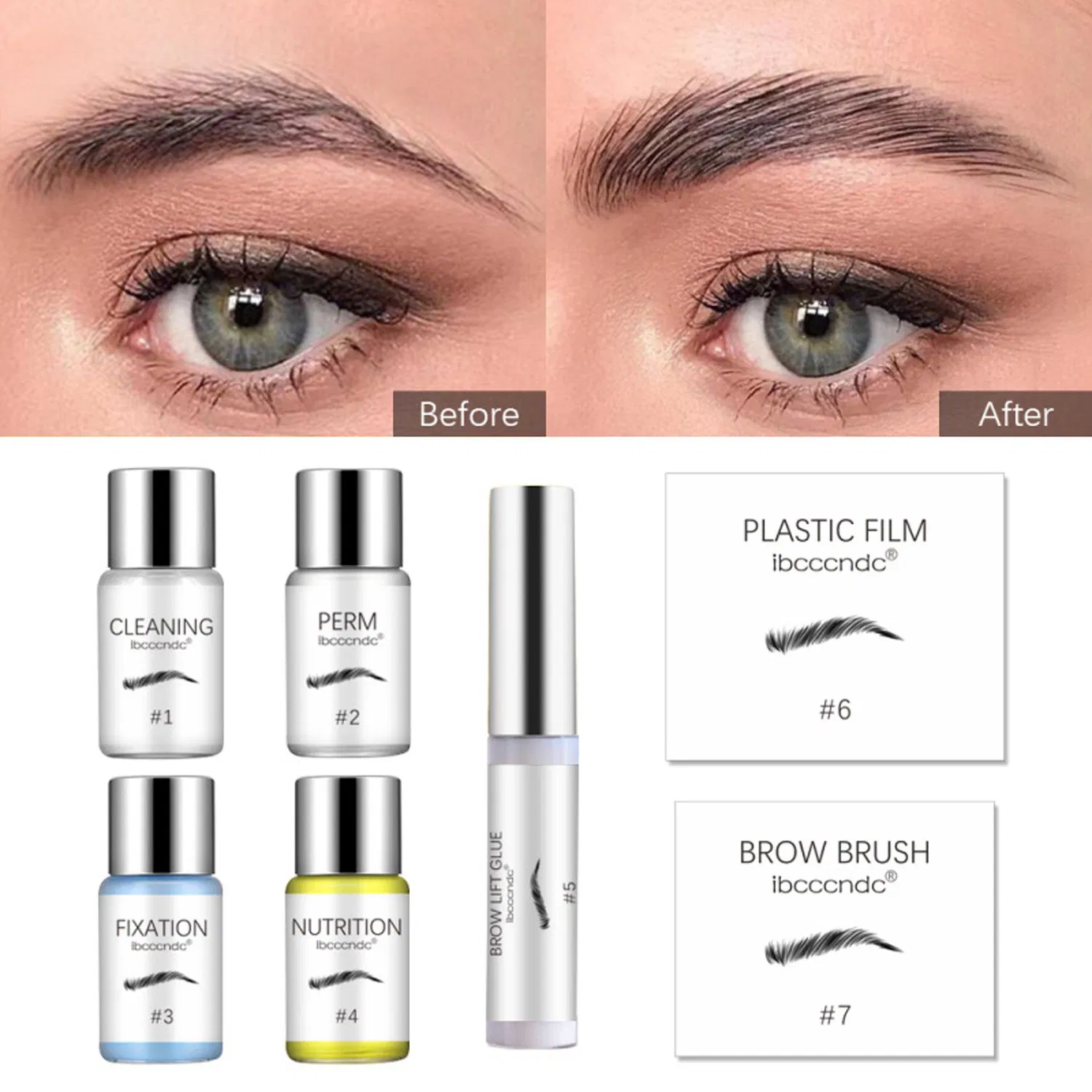 OEM Cosmetics Chemical Beauty Products Professional Brow Eyebrows Lift Suitable DIY and Salon Eyebrow Microblading Pencil Make up Lamination Styling Kit