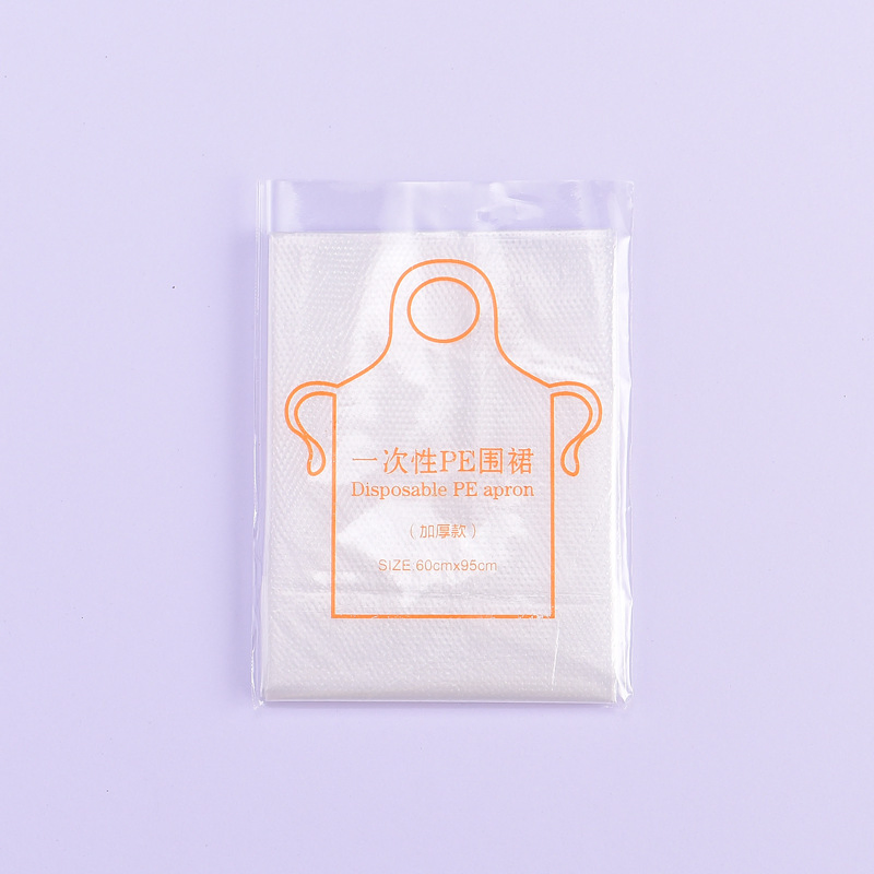 Disposable PE Plastic Apron PE Customized Waterproof and Oil Proof