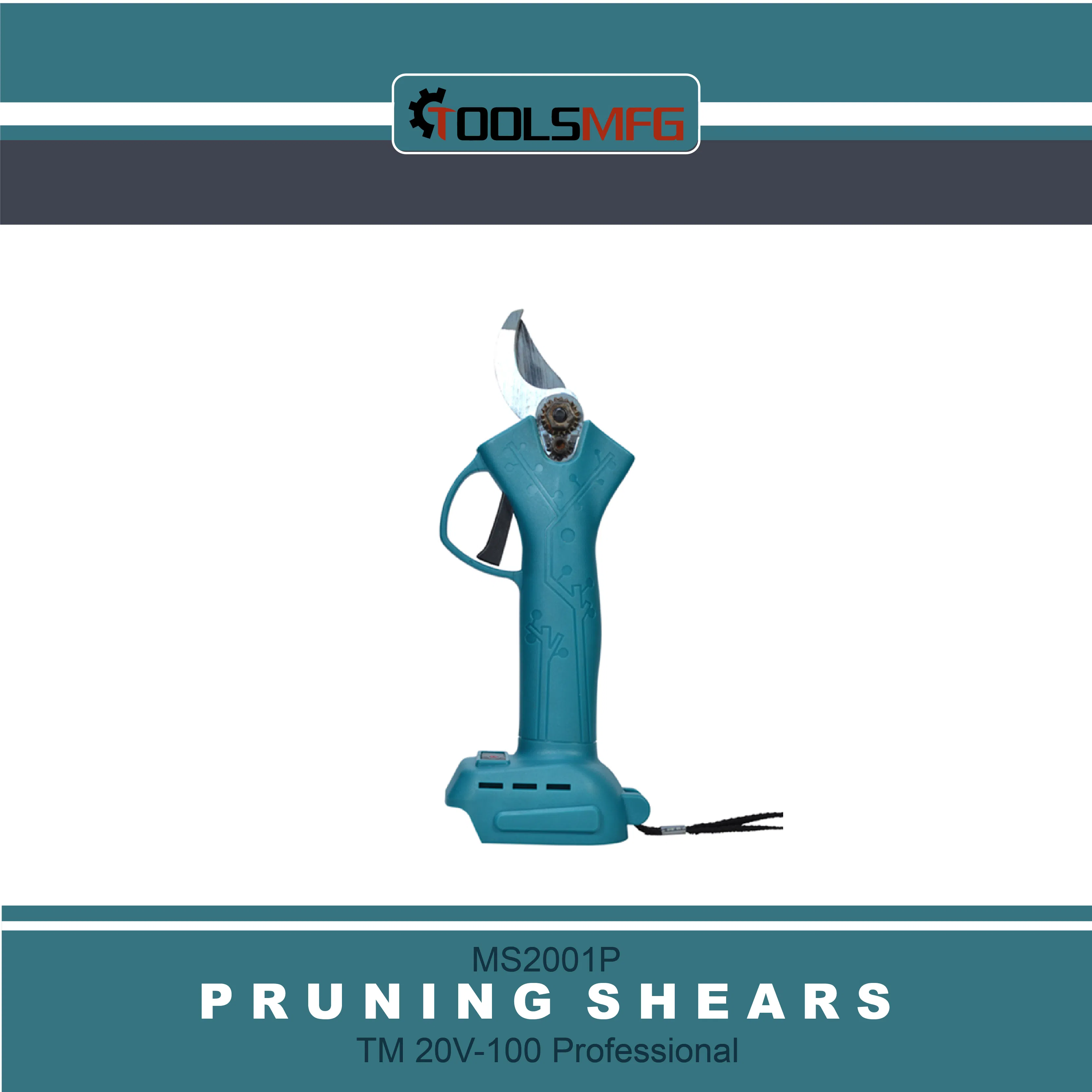 Аккумуляторные ножницы для обрезки веток Toolsmfg 20V