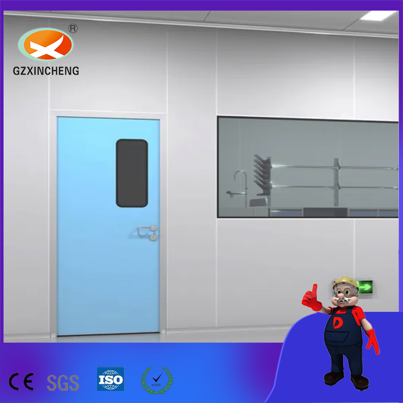 Wholesale Entry Steel Lab Door Single Swing Clean Room Door Airtight Swing Door Hermetic