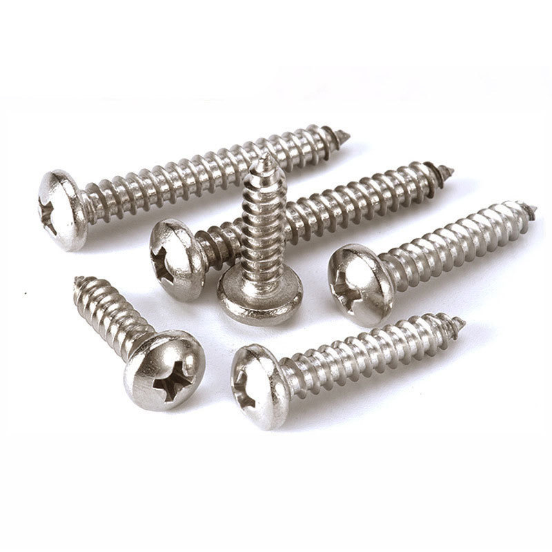 DIN7981 M1 M1.2 M1.4 M1.6 M 1.5 M1.7 Stainless Steel Phillips Screw Pan Head Self Tapping Screw for Metal