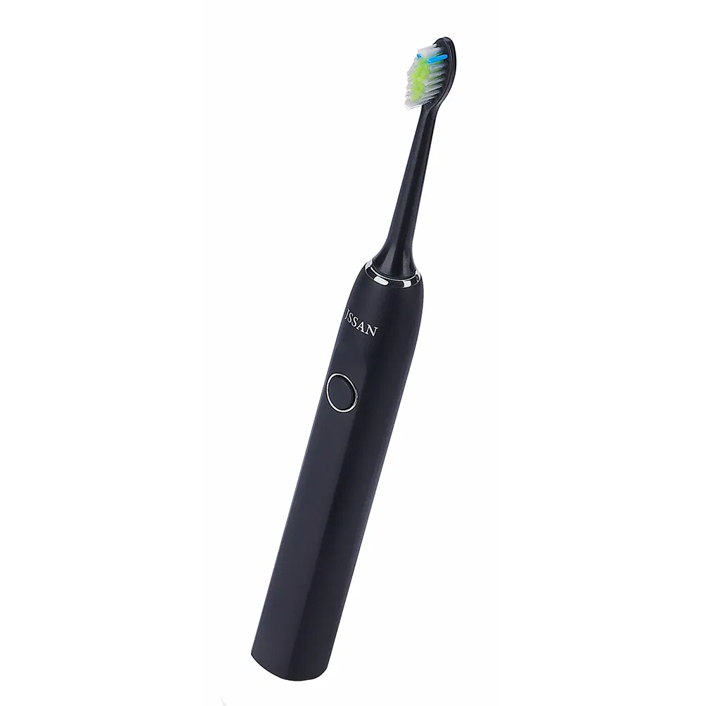 D72 China Supplier High Quality OEM/ODM Ipx7 Waterproof Vibrating Black Sonic Electric Toothbrush with Sonic Motor and DuPont Bristle Head