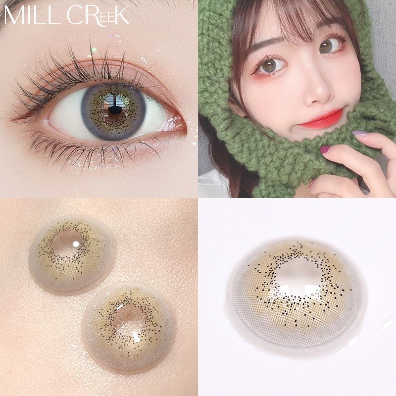 OEM Natural Grey Contacts Cosmetic Color Contact Lenses Beautiful Style Wholesale Yearly Disposable Colored Eye Contact Lens