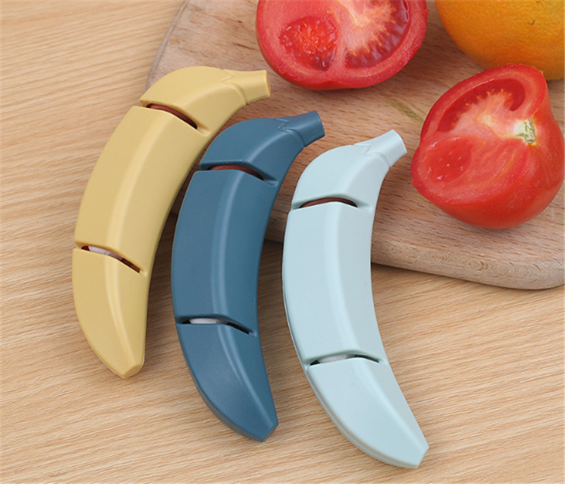 Two-Stage Scissors Sharpening Artifact Quick Sharpening Kitchen Knife Appliance Banana Bl15897