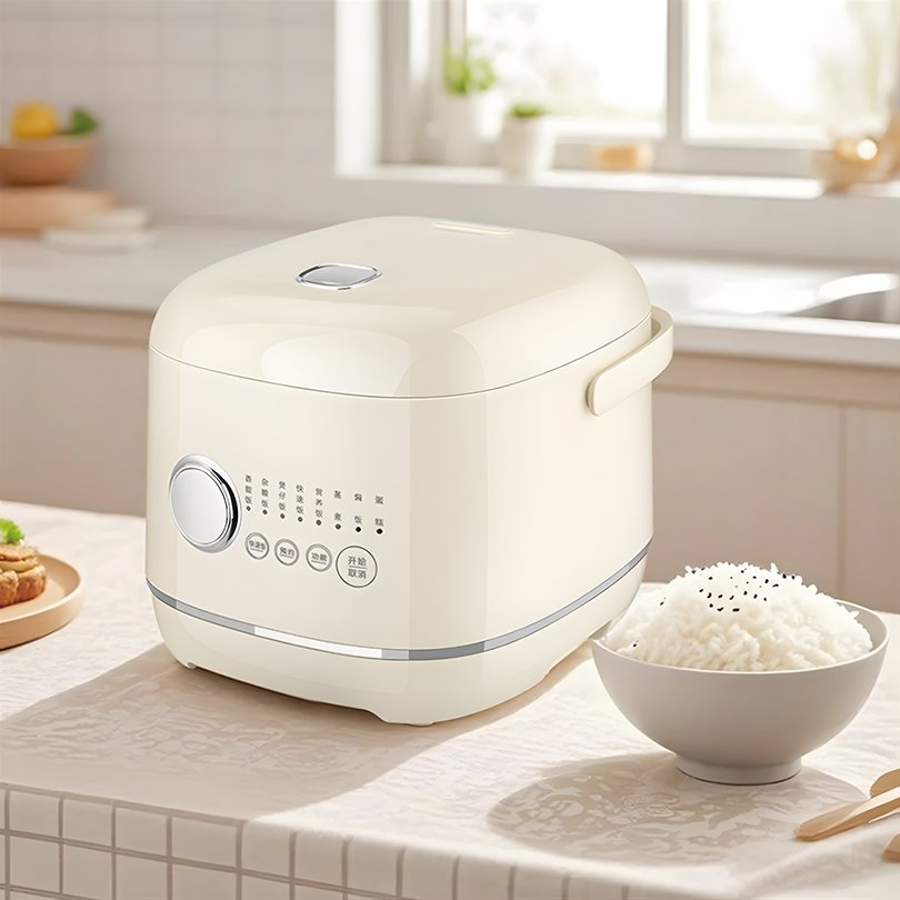 New Design OEM/ODM Electric Rice Cooker 2.5L, Multi-Purpose Cooker with Steamer & Stainless Inner Pot Low Sugar Rice Cooker Mini