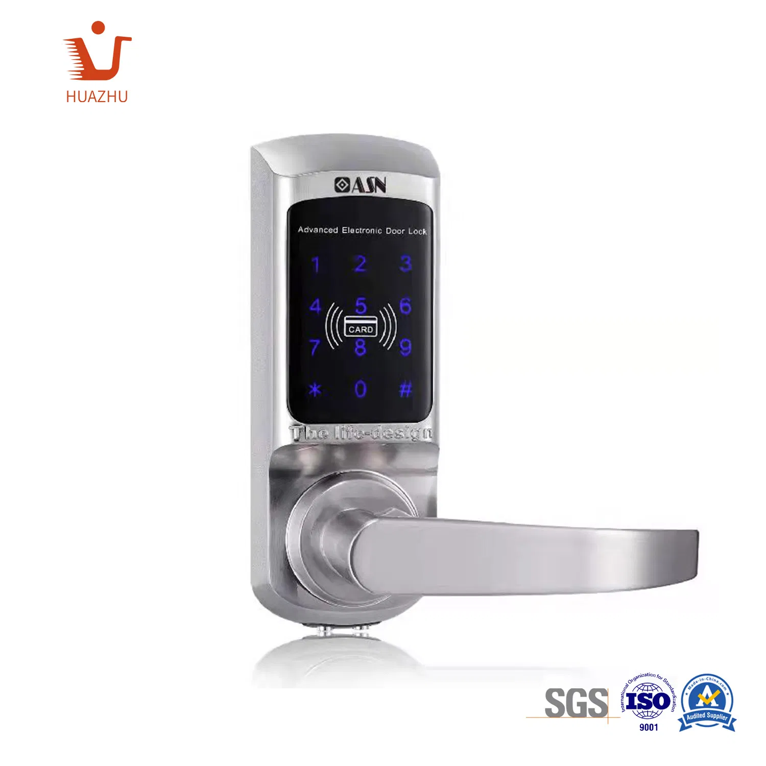 2022 New Style Fingerprint Automatic Smart Lock Intelligent Handle Office