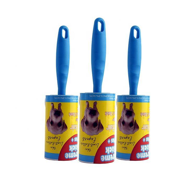 Household Adhesive 4in 30 60 90 Sheets Tear Paper Cleaning Brush Clothes Sofa Bed Dust Pet Hair Remover Sticky Lint Roller