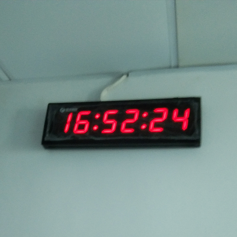 Electronic LED Digital Clock Waterproof with Alarm and Countdown for Airport