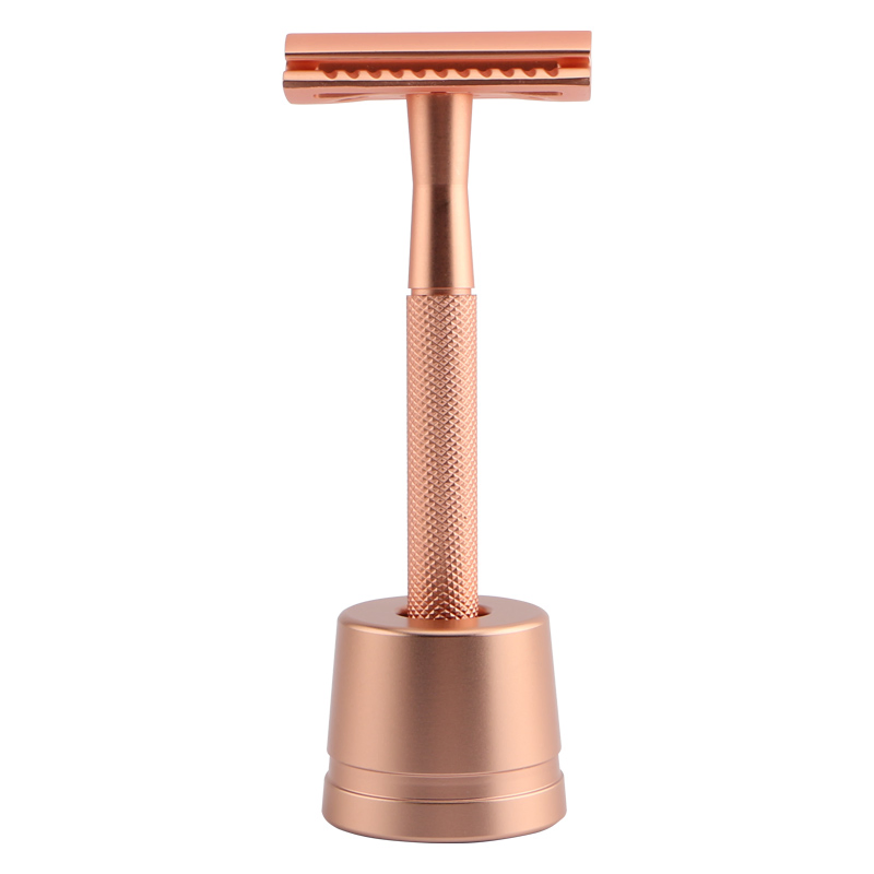 Double Edge Razor with Razor Stand for Women and Men