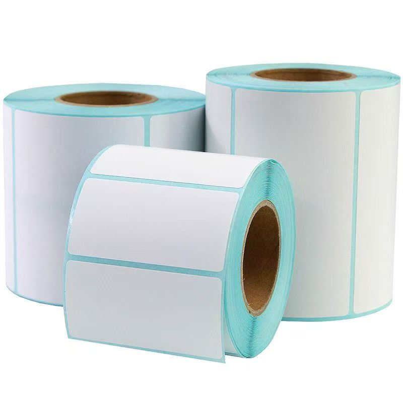 Three-Proof Self-Adhesive Label Paper Roll for Supermarket Labels (customizable in size)