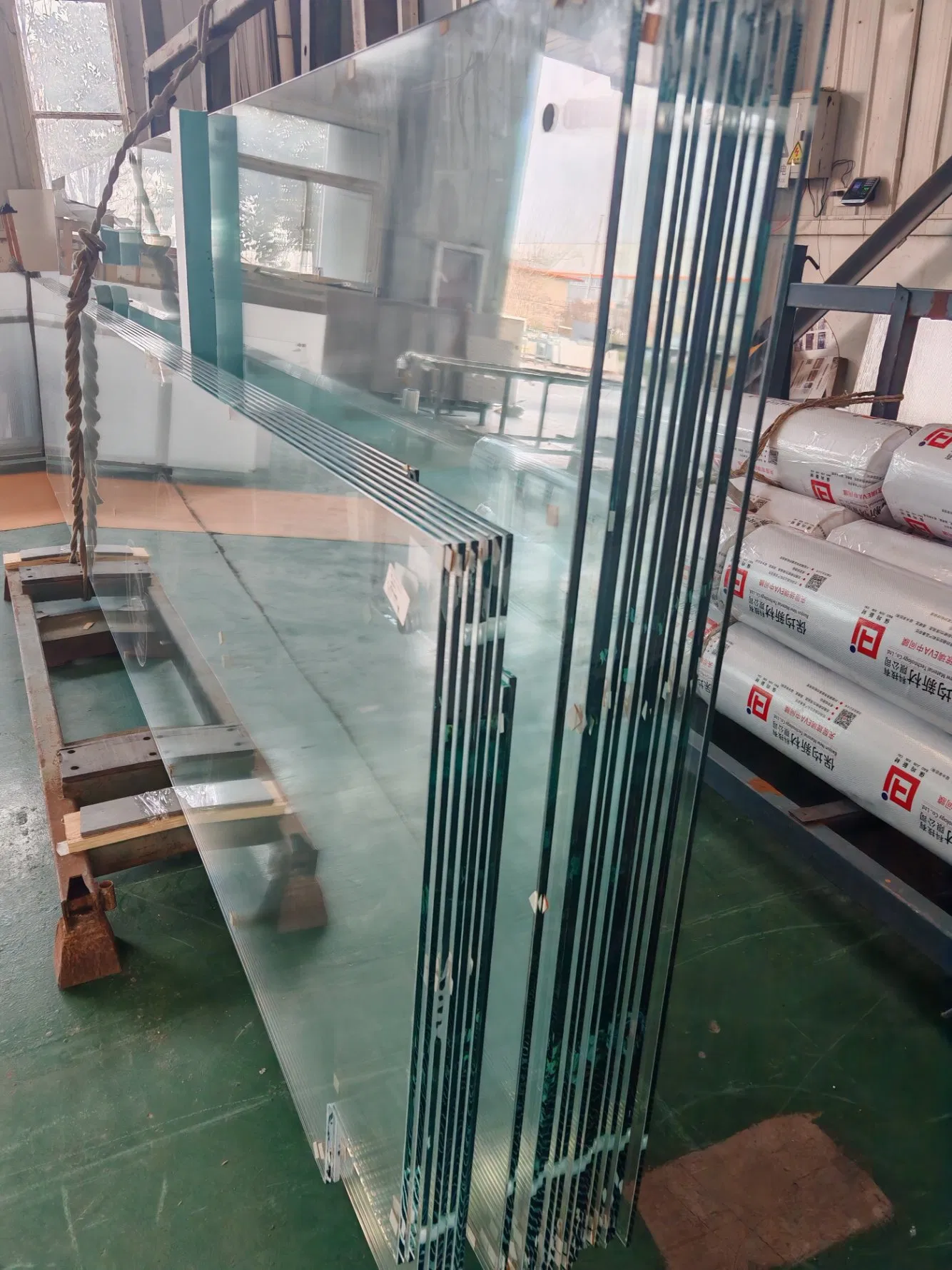 Premium Plain Door White Glass Tempered Float Glass Panels for Office Walls