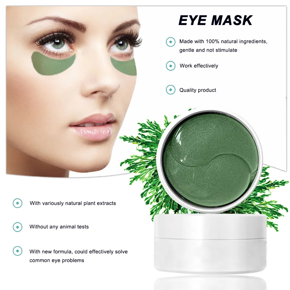 Wholesale Private Label Brightening Anti-Aging Whitening Organic Collagen Hydrating Moisturizing Eye Mask Remove Dark Circles
