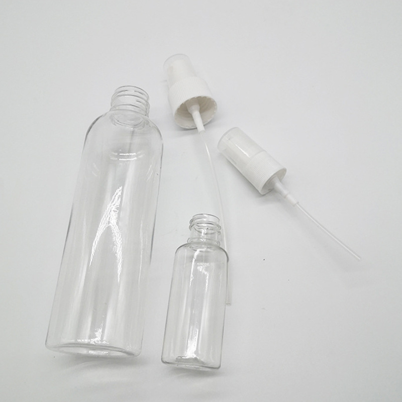 Fine Mist Spray Bottle, Clear Empty Spray Bottles Plastic Refillable Cosmetic Container Empty Plastic Transparent Refillable Bl13323