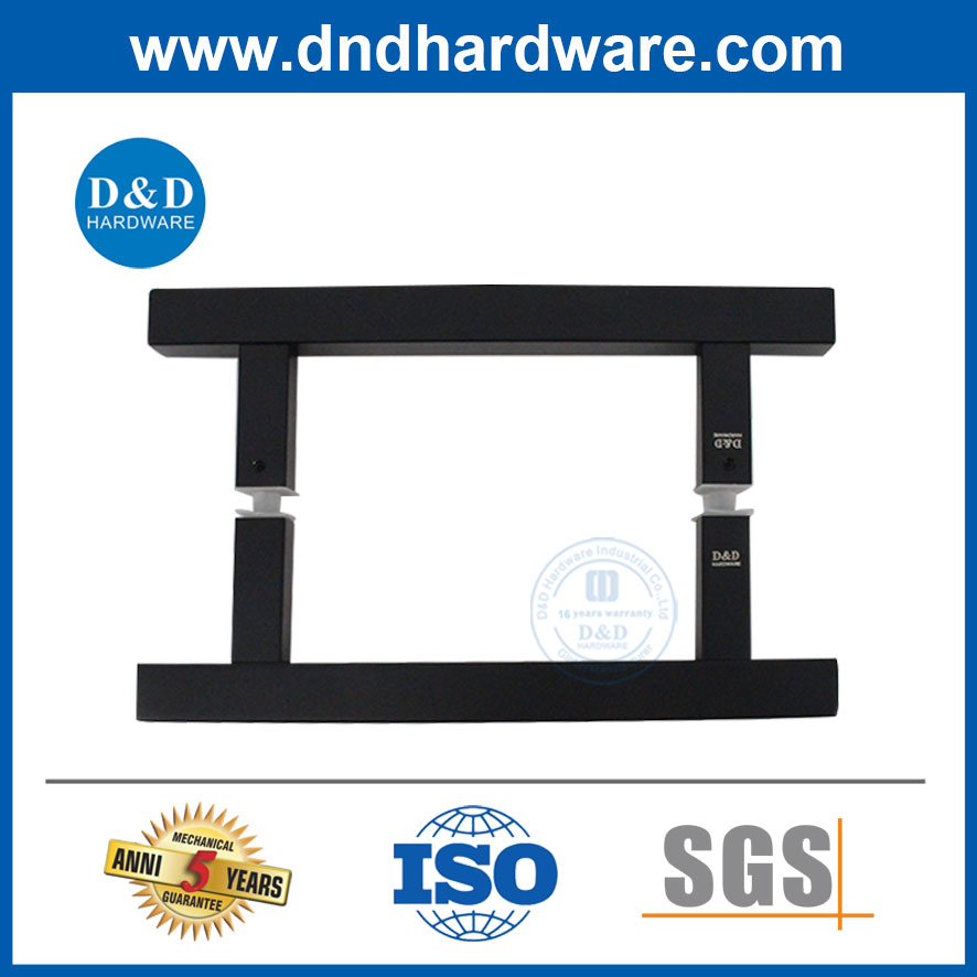 Commercial Stainless Steel Square H Type Door Pull Handle for Entrance Door