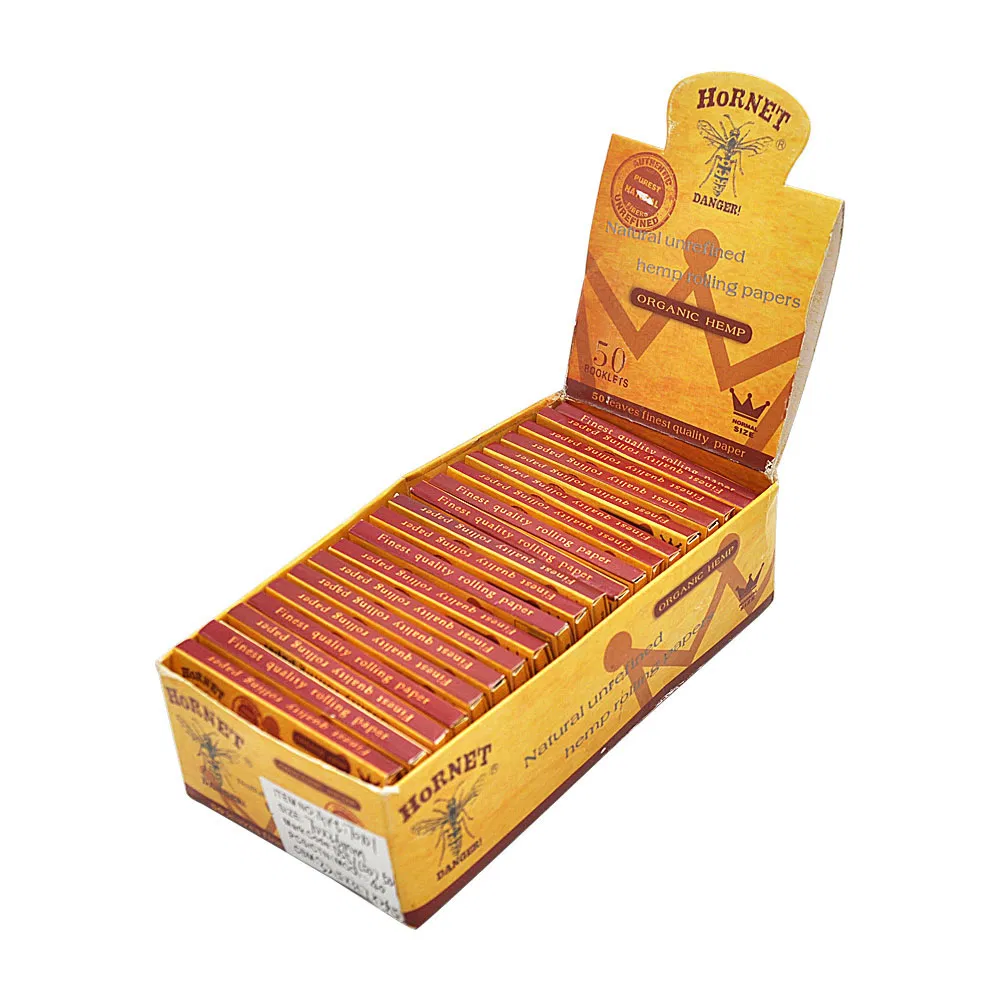 Top Sale 70mm Multi-Style Rolling Paper Display Box Packaging 50 Books/Box Paper Box Rolling Smoking Papers