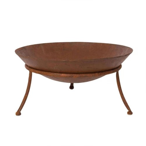 Rusty Fire Bowl Corten Steel Fire Pit for Outdoor