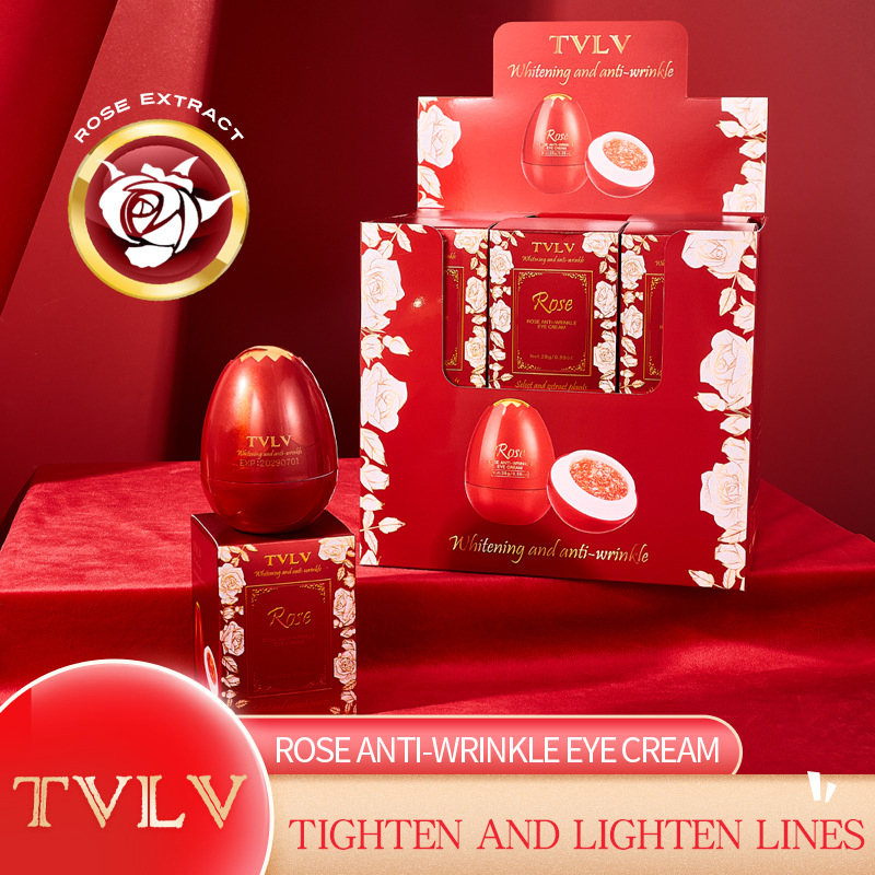 Revitalizing Rose Eye Cream for Hydration and Wrinkle Reduction