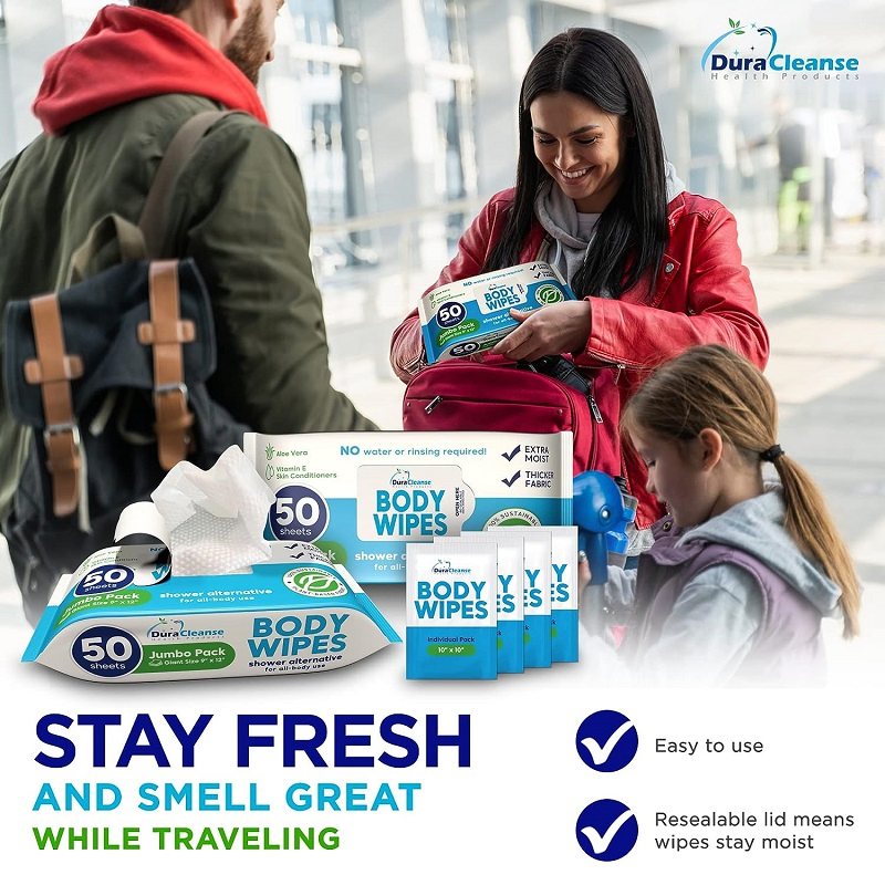 Multifunctional pH Balanced Unscented Adult Wet Wipes