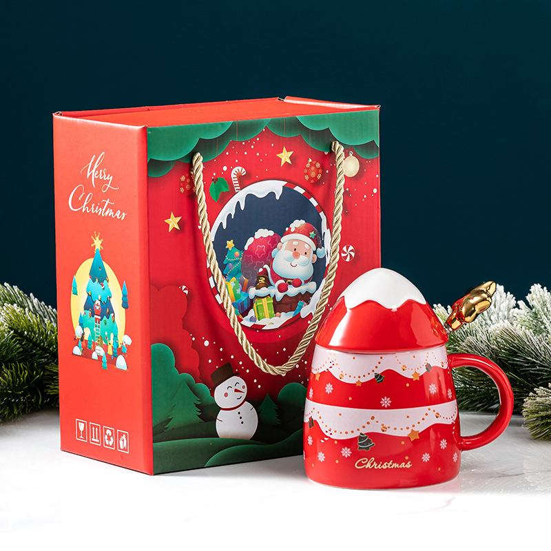 Cartoon Christmas Personalized Trendy Mug Cute Santa Claus