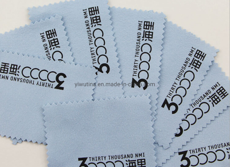 OEM Factory Jewelry Microfiber Glasses Cleaning Cloth with Printed