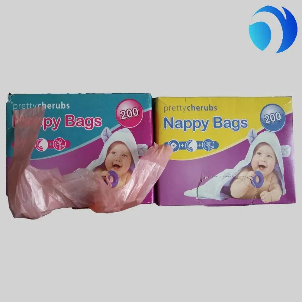 Factory Direct Sales Low Price Disposable of HDPE/LDPE High Quality Degradable Environmental Protection Custom Printing Recyclable Baby Nappy Bag