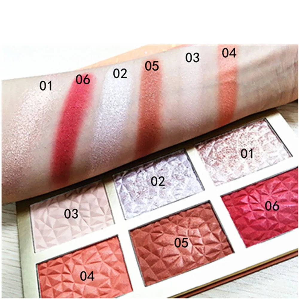 High Quality Custom Logo Makeup Face Pigment Blusher Powder Matte Face Makeup Highlight and Blush