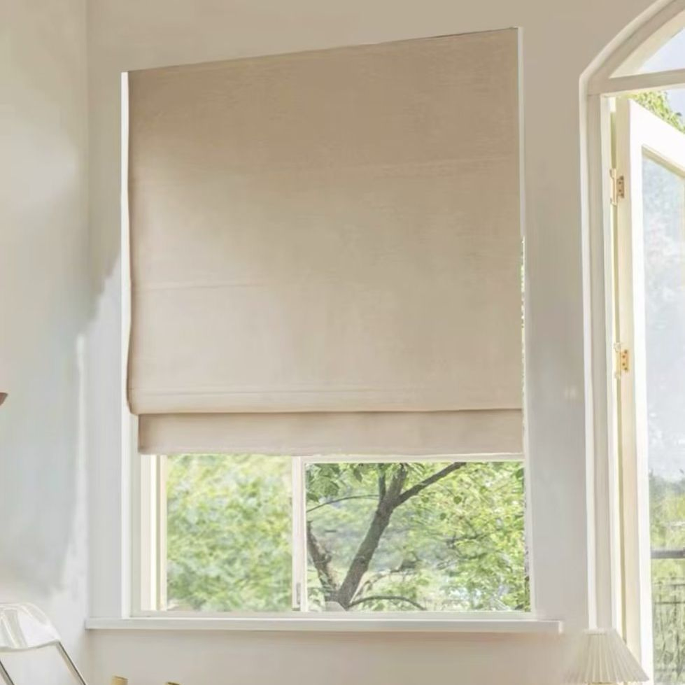 Vikson Professional Manual Horizontal Blinds Supplier American Style Fabric Roman Blind